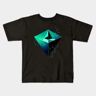 Hexagons Geometric art Kids T-Shirt